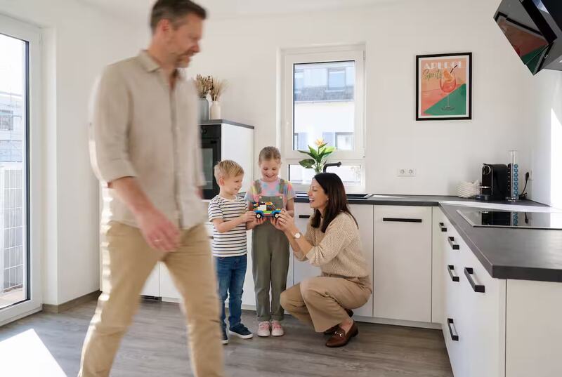 Familienfreundliche Küche mit viel Platz